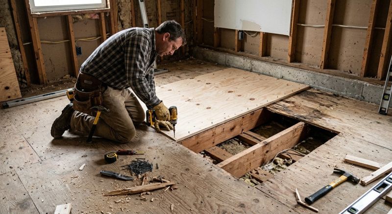 Subfloor Repair in Wilmington, NC